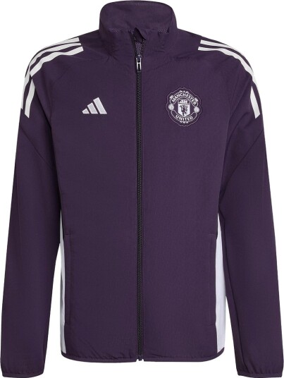 Adidas Performance Cardigan Manchester United Aurora Plum/Hv Adidas Performance 16 år 176 Cardigan Lilla