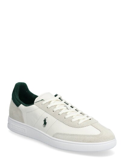 Polo Ralph Lauren Bedford Leather Suede Sneaker Cream 46