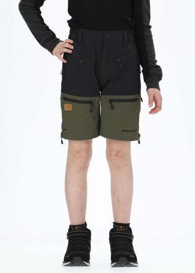 Swedemount Lofoten Stretch Shorts Jr Black/Olive 130 Turshorts