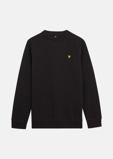 Lyle&Scott Fly Fleece Crew Jet Black 14 15 Sweatshirts