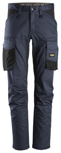 Snickers Workwear 6803 AllroundWork Servicebukse stretch, marineblå/svart Marineblå/Svart, Klær