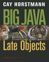 Big Java Late Objects Pocket Veldig slitt eller vannskadet