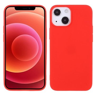 Mot Fingeravtrykk Matte iPhone 13 Mini TPU-deksel Rød