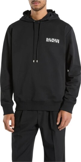 Balmain, Herre, Gensere & Hettegensere, Svart, L,