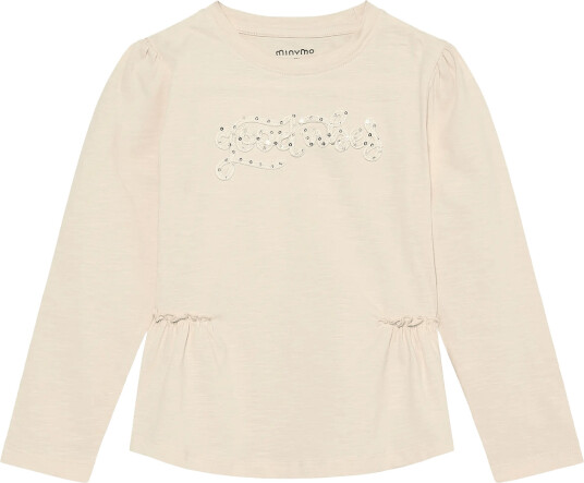 Minymo T Shirt Ls Cream 140