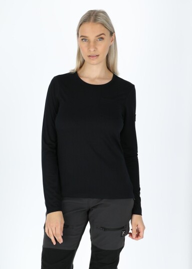 X-Trail Colorado Tee Long Sleeve W Black 46 T-Shirts