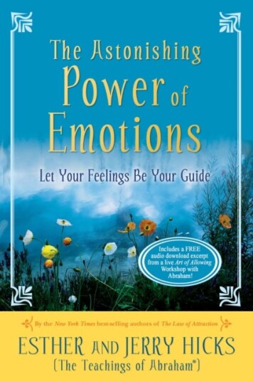 The Astonishing Power Of Emotions Av Esther Hicks, Jerry Hicks