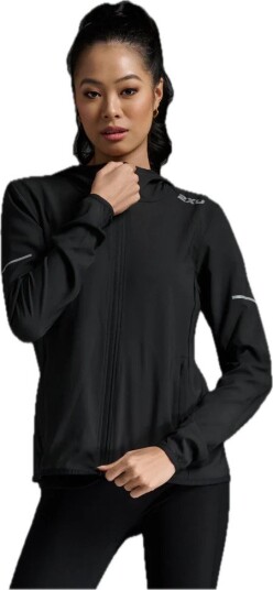 2xu Women"s Aero Jacket Black/silver Reflective S 2xu Women"s Aero Jacket Black/silver Reflective S