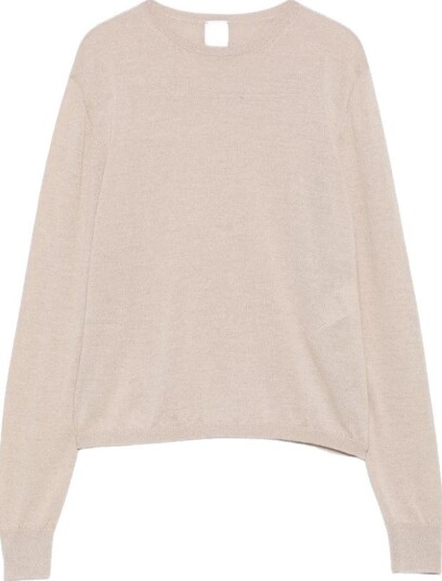 Eleventy Dame Strikkevarer Beige L,