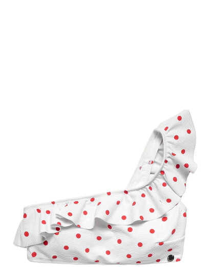 Panos Emporio Polka Dot Helle Top - White - 38