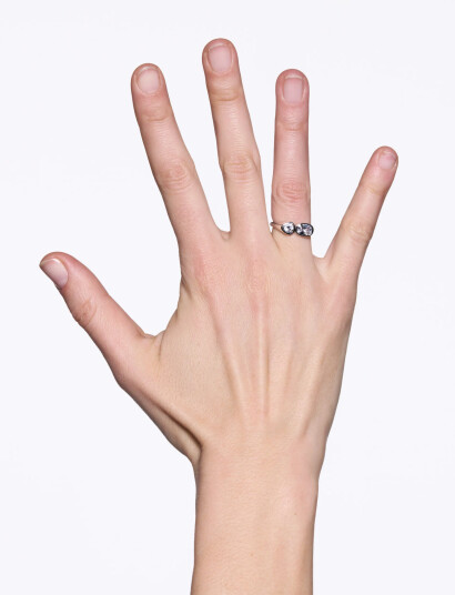 Maria Black You & Me Signet Ring - Silver - 56 Maria Black You & Me Signet Ring - Silver - 56