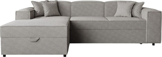 Bysantinsk Sovesofa Med 3 Seters Divan Grå