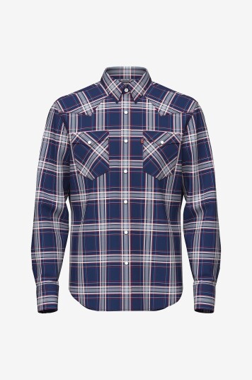 Levi'Skjorte Barstow Western Standard LW SU - Blå