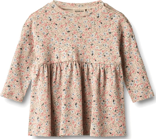 Wheat Jersey Dress L/S Emmy Cream 92