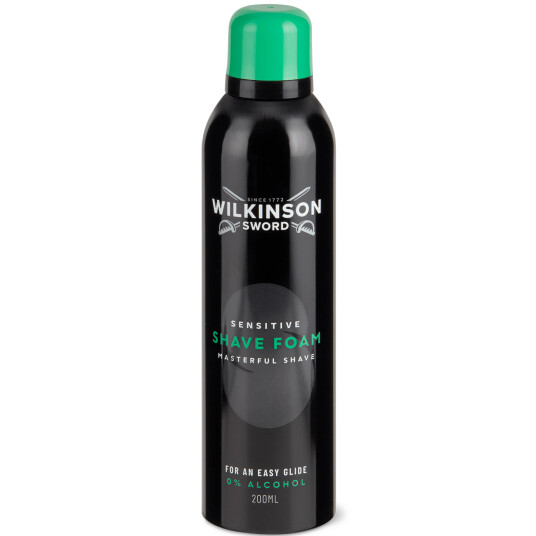 Barberskum Wilkinson Sword Sensitive 200 ml. Barberskum Wilkinson Sword Sensitive 200 ml.