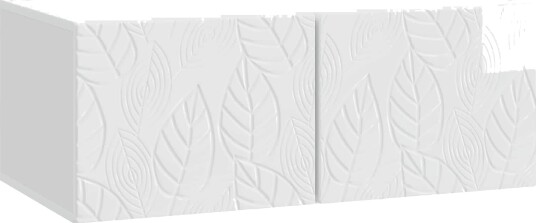  Vegghengt TV skap 59,5 x 41 x 30 cm Høgglans hvit