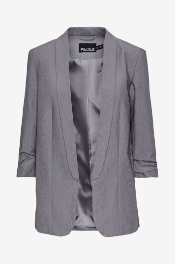 pieces Dressjakke pcBosella 3/4 Blazer Grå
