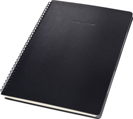 Sigel Conceptum Sort A4 160 Ark 80 G/M² Rute Papir Innbundet Hardcover