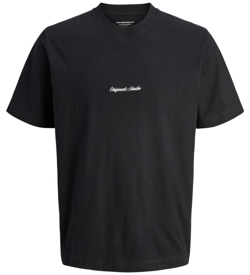 Jack & Jones Junior Black Jornorrebro Emb Tee Ss Cn Noos Jnr 140