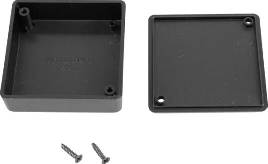 Hammond Electronics 1551Tbk Universalkapsling 60 X 60 X 20 Abs Sort 1 Stk