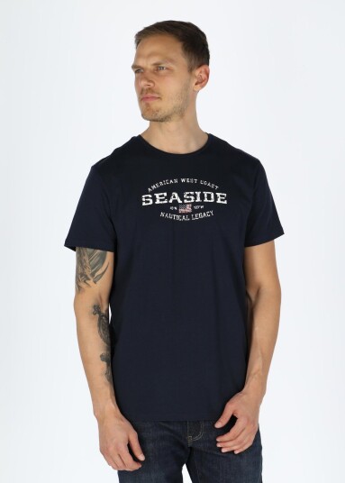 Seaside Nautical Xprnc Tee Navy 2xl T-Shirts