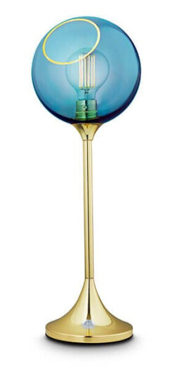 Design By Us Ballroom Bordlampe Blue Sky/Gold Design By Us Ballroom Bordlampe Blue Sky/Gold
