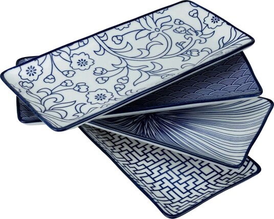 Mareld Akio Rektangulær Tallerken 12x25 cm 4 pk Mareld Akio Rektangulær Tallerken 12x25 cm 4 pk