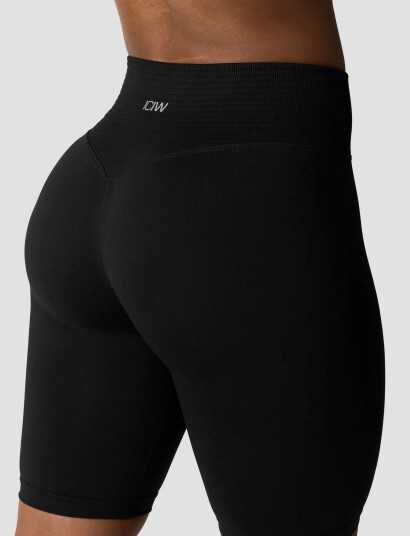 ICANIWILL Define Seamless V-Shape Biker Shorts W - Black - XS