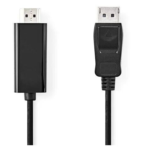 Nedis CCGL37100BK10 video cable adapter Nedis CCGL37100BK10 video cable adapter