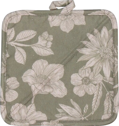 Noble House Pan Holder Stella Khaki Green 20X20 - KHAKI GREEN - 20X20 cm