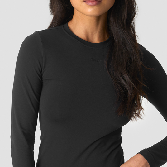 Icaniwill Essence Seamless Langermet Svart X small