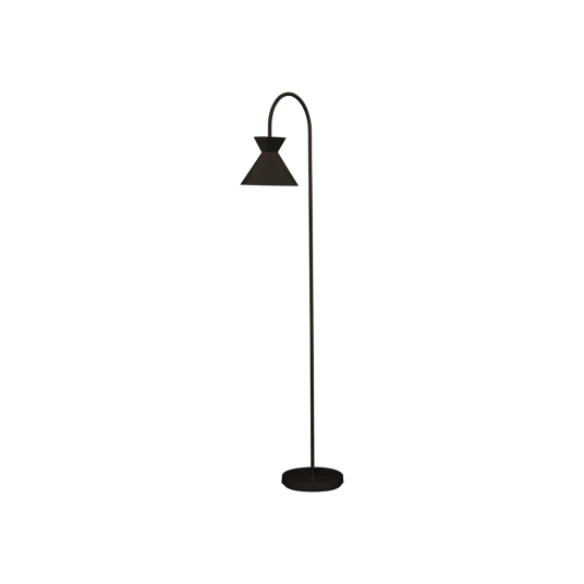 Coni gulvlampe Svart