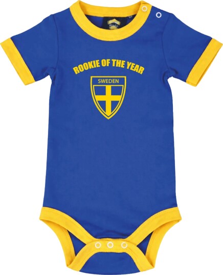 Netshirt Baby Body Rookie of the Year Sweden X-Small 93021-C-1-blueyellow-56 Netshirt Baby Body Rookie of the Year Sweden X-Small 93021-C-1-blueyellow-56