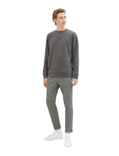 Tom Tailor Slim Chino With Belt - Grey - 31 x 32