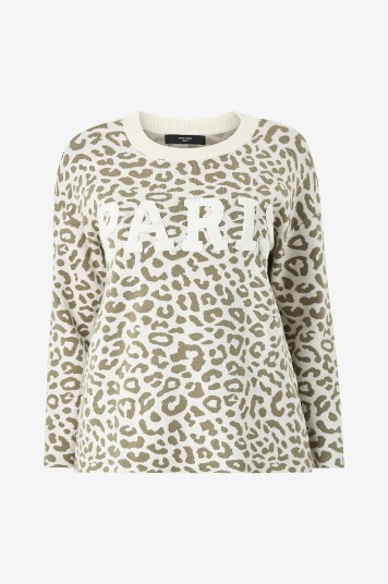 Vero Moda Curve   Pullover vmcTres Bien LS O neck   Grå