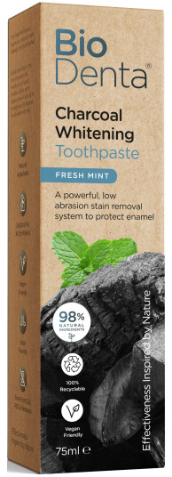 Beconfident CHARCOAL Whitening Toothpaste Fresh Mint 75 ml