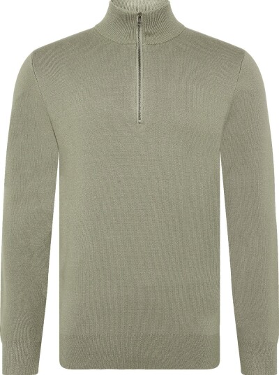 Mads Nørgaard Urban Chase Half Zip Knit - OVERLAND TREK - S