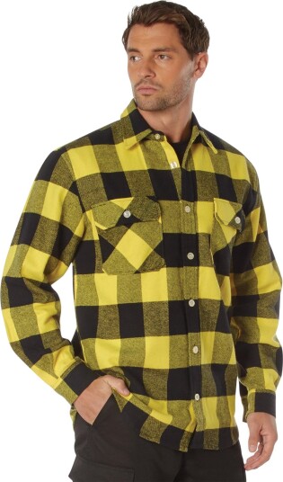 Rothco Classic Lumberjack skjorte Gul