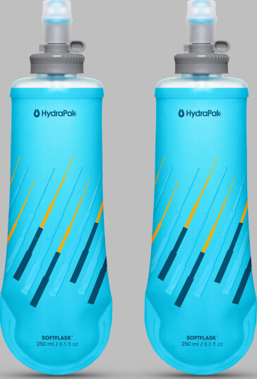 Hydrapak Softflask 250ml - 2- Pack Malibu Blue ONESIZE