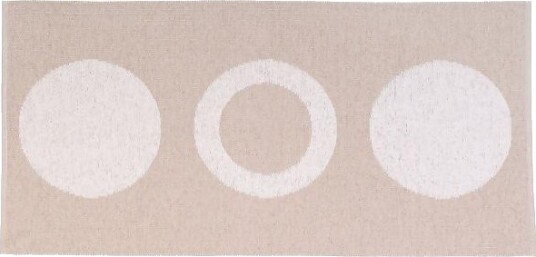 Plastmatter Horredsmattan Circle beige Størrelse: 150 x 150 cm