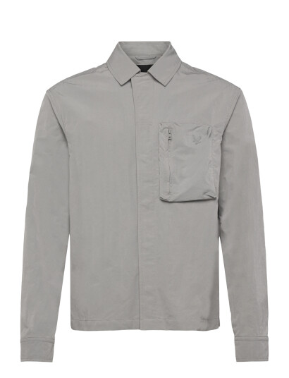Lyle & Scott Lightweight Ripstop Overshirt Grey XL