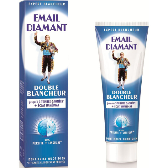 Tannbleking Tannkrem EMAIL DIAMANT Double Blancheur tannkrem 75 ml.