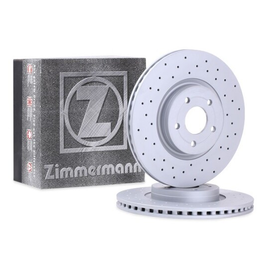 Bremseskive ZIMMERMANN 250.1372.52