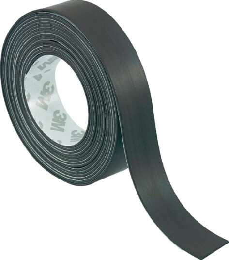 Tru Components Magnetisk Klebebånd S513-1050 Sort, 10 M X 50 Mm (1563953)