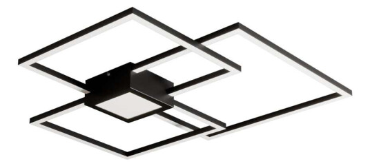 Lindby Duetto LED-taklampe antrasitt 38W