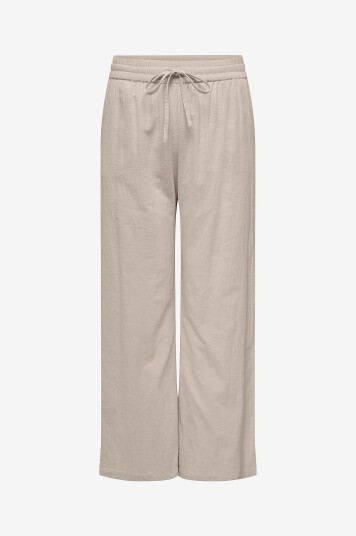 Only Carmakoma Bukse carTizana Cotton Loose Wvn NO Grå