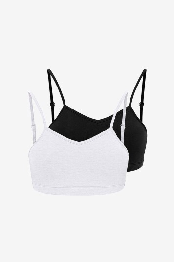 KIDS ONLY Bh topp kogLola Padded Top Acc 2 pakning Grå KIDS ONLY Bh topp kogLola Padded Top Acc 2 pakning Grå