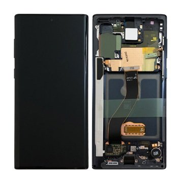 Samsung Galaxy Note10 Frontdeksel / LCD-skjerm GH82-20818A Svart