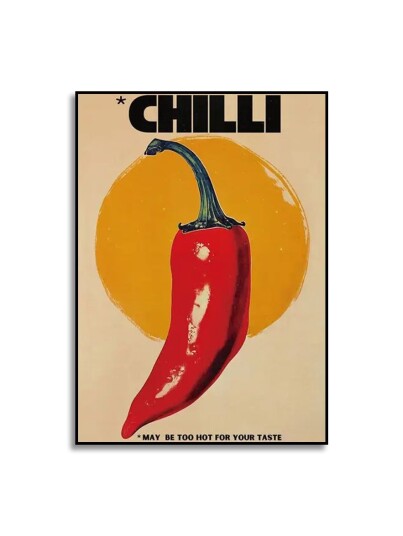Plakat Chilli Kunst Plakat Chilli Kunst