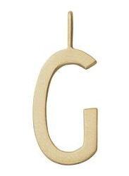 Design Letters Archetype Charm 16 mm Gold A-Z G